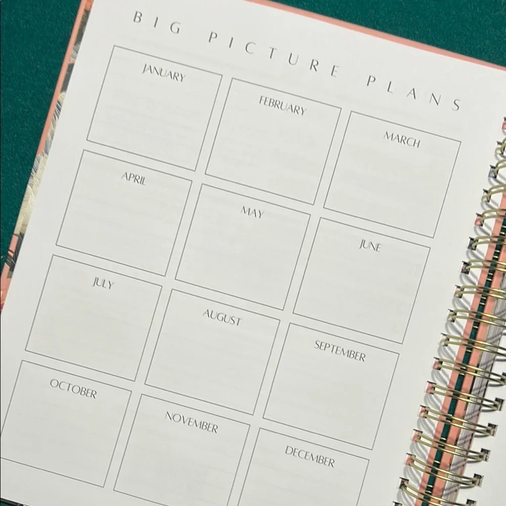 Daily Dashboard Planner Q1 2025
